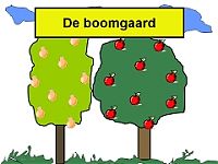 boomgaard tekenspel
