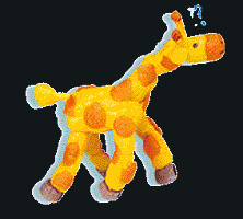 giraf gemaakt met playmaïs